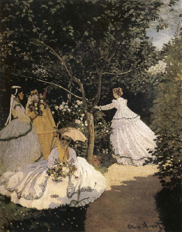 Claude Monet Women in the Garden china oil painting image